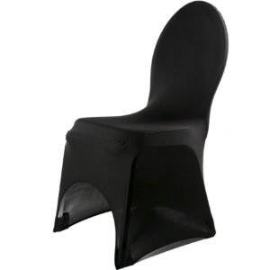 housse de chaise noire